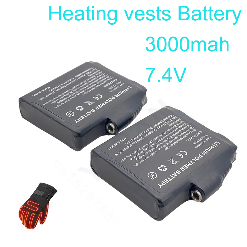 Glove Battery 7.4V 3000mAh Pol - огляд і ціна Heated Vest Battery