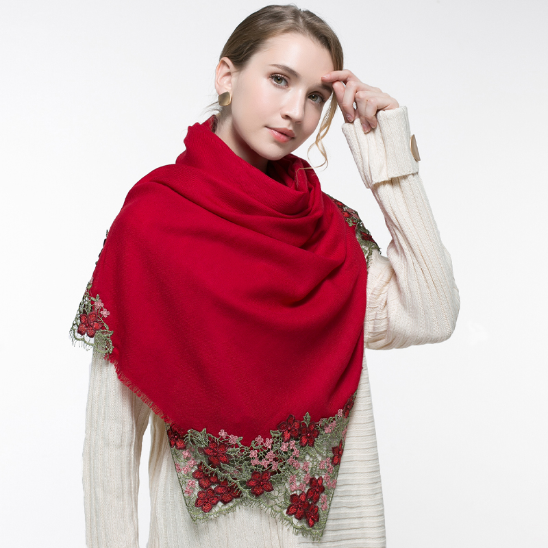 100% Real Wool Pink Scarf Wome - огляд і ціна Cashmere Pashmina Wrap