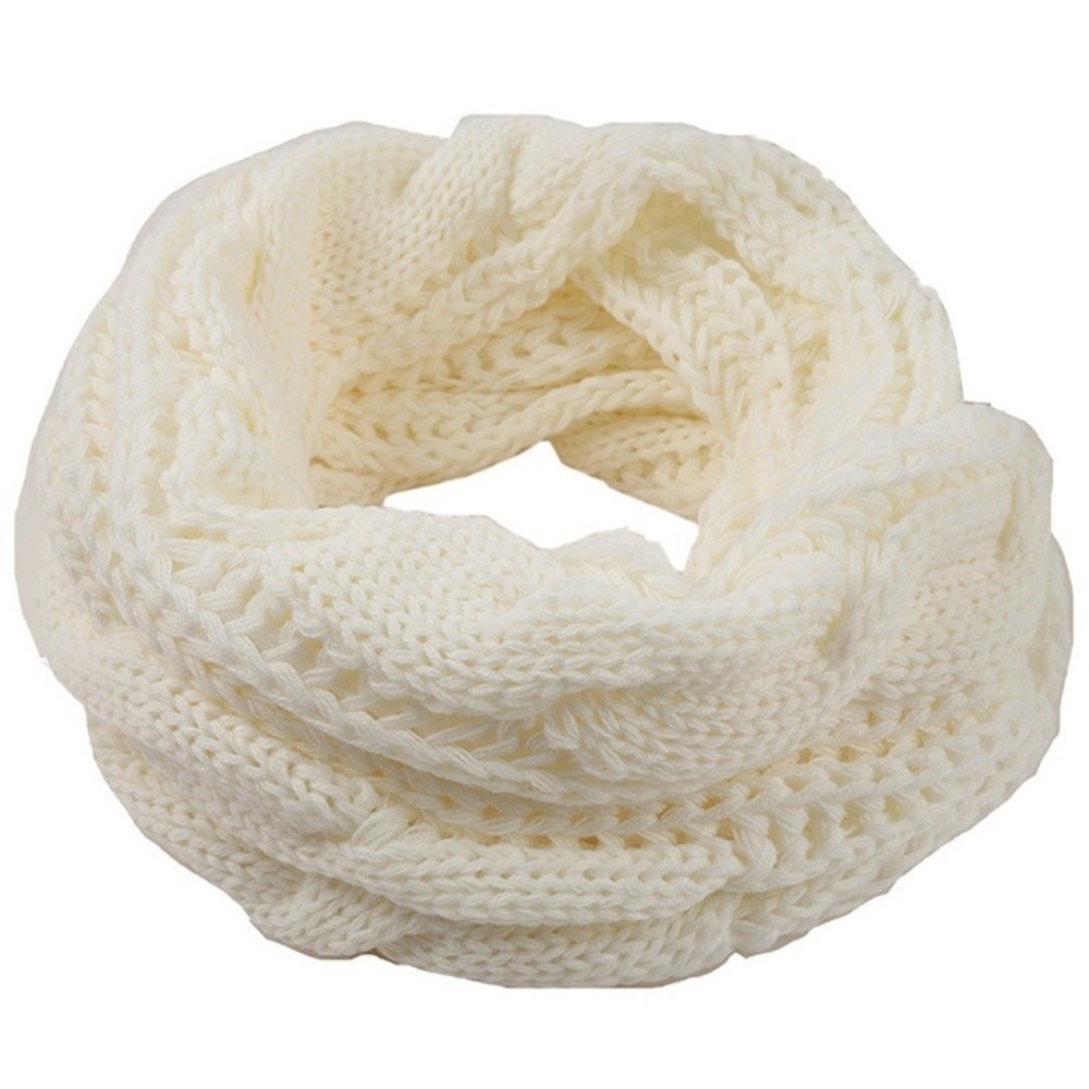 Elegant Solid Color Knitted Sc - огляд і ціна Wool Scarf Men