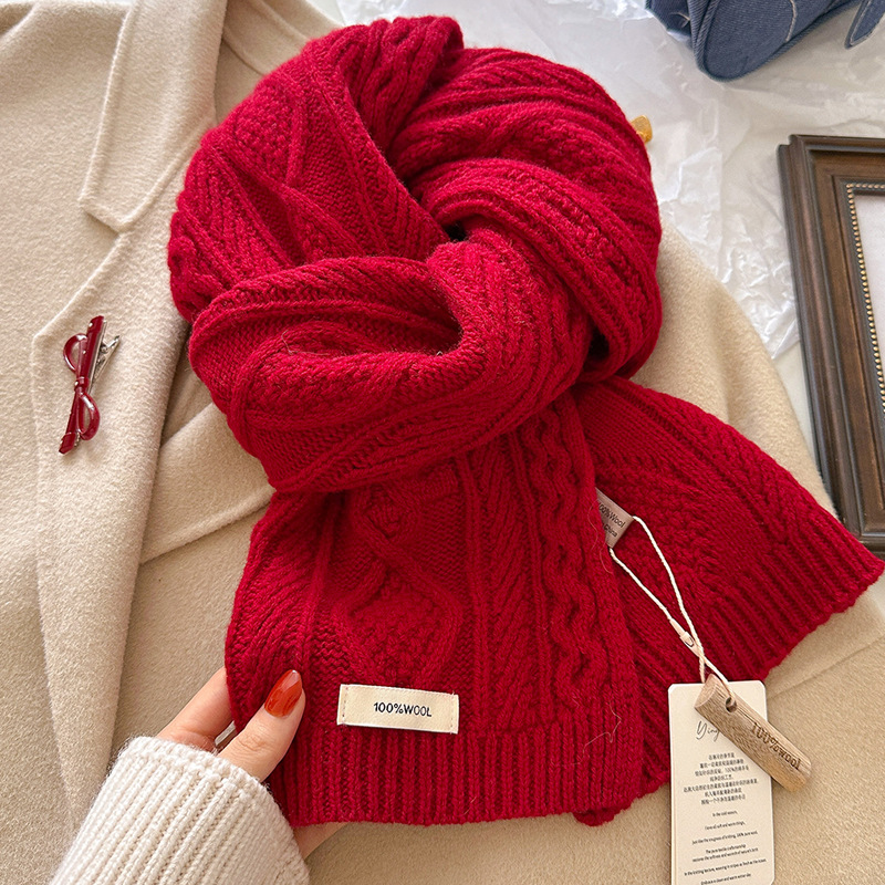Luxury 100% Wool Scarf Women M - огляд і ціна Shawl Wrap Winter