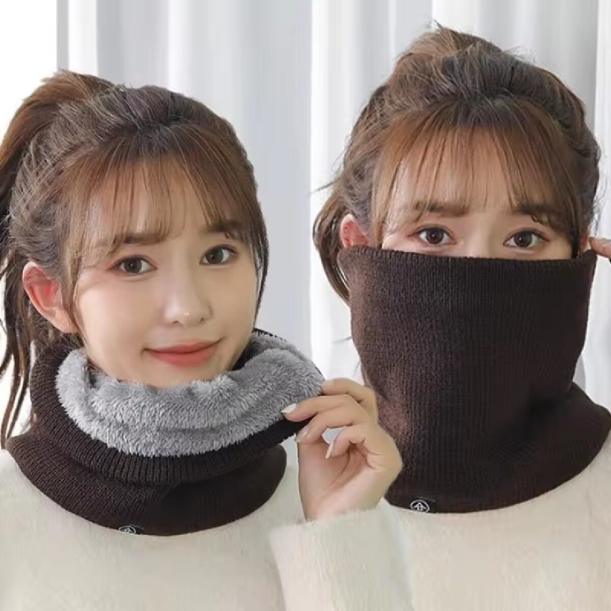 Solid Winter Plush Muffler Woo - огляд і ціна Neck Gaiter Fleece